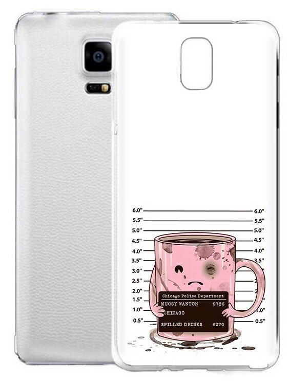 Чехол задняя-панель-накладка-бампер MyPads кружка для Samsung Galaxy Note Edge SM-N915F противоударный