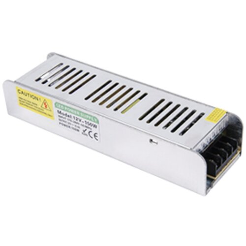 драйвер ecola 220 12v 150вт ip20 200х58х37 led strip power supply b2n150esb Ecola LED strip Power Supply 150W 220V-12V IP20 плоский и узкий блок питания для светодиодной ленты