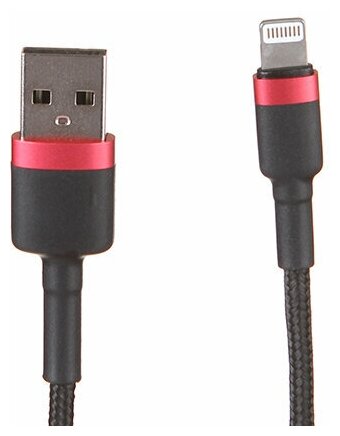 Аксессуар Baseus Cafule Cable USB - Lightning 2A 3m Red-Black CALKLF-R91