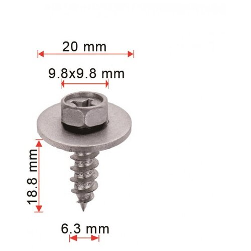 Avers Винт, 10 шт 9015960383-10 .