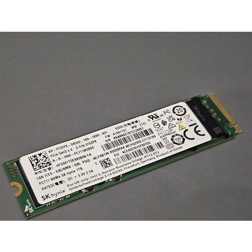 Твердотельный накопитель DELL 1TB PCIe-34 Ssd M2 2230 152P8 499000₽