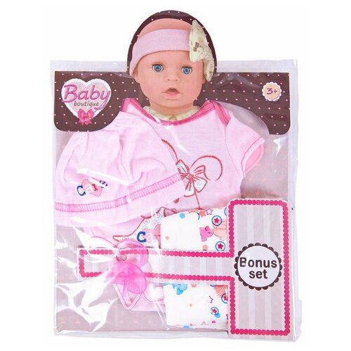 ABtoys комплект одежды PT-00999 розовый набор мебели куня для кукл