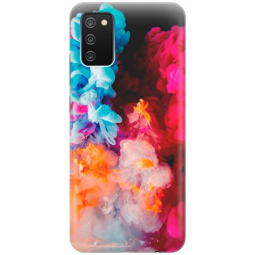 RE: PA Накладка Transparent для Samsung Galaxy A02s с принтом Разноцветный дым re pa накладка transparent для samsung galaxy a6 2018 с принтом разноцветный дым