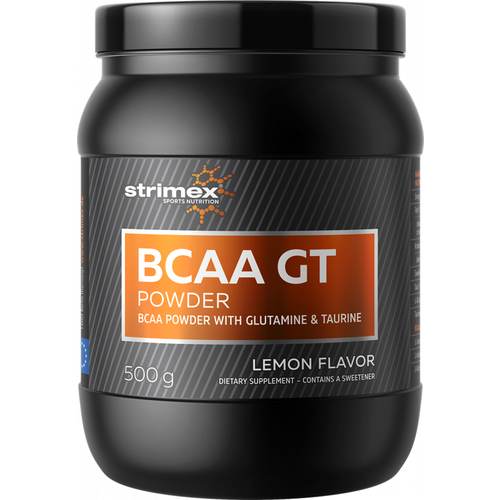 bcaa powder 500gr 50serv unflavored без вкуса аминокислота дс пфс Аминокислоты Strimex Sport Nutrition BCAA GT Powder (500gr) лимон