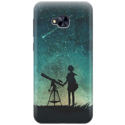 фото Cиликоновый чехол на asus zenfone 4 selfie pro (zd552kl) / асус зенфон 4 селфи про с принтом "загадай желание" gosso