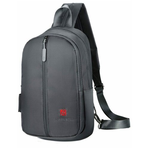 фото Однолямочный рюкзак rotekors 7582 т. серый rotekors gear