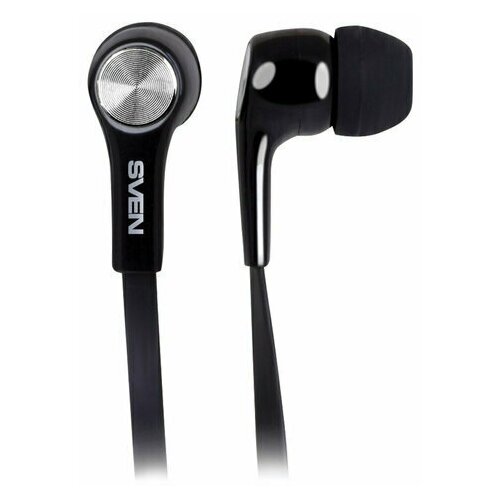 Наушники с микрофоном гарнитура SVEN E-210M комплект 2 шт проводные 12 м вкладыши черный SV-015732 311700₽