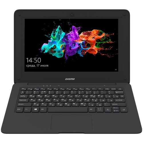 Ноутбук DIGMA EVE 10 A201 (Intel Atom x5 Z8350 /10.1"/1920x1200/2GB/64GB SSD/Intel HD Graphics 500/Windows 10 Home) ES1053EW черный