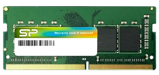 Модуль памяти SODIMM DDR4 4GB Silicon Power SP004GBSFU240X02 PC19200, 2400Mhz, CL17, 1.2V