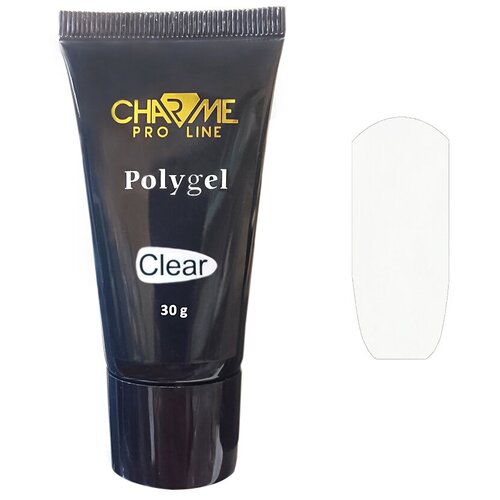 CHARME-PRO акригель Poly Gel для моделирования, 30 мл, clear