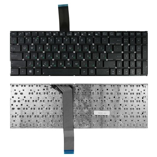 Клавиатура для ноутбука Asus A56C A56CA A56CB A56CM K56C K56CA Series Плоский Enter Черная без рамки 0KN0-N31RU 130KNB0-6108RU00 101000₽