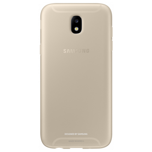 накладка силиконовая samsung silicon cover для samsung galaxy note 20 ef pn980taegru бронзовая Чехол Samsung EF-AJ530 для Samsung Galaxy J5 (2017), золотой