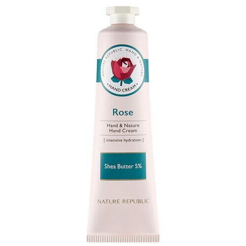 NATURE REPUBLIC Крем для рук с розой Hand&Nature Rose Hand Cream, 30 мл
