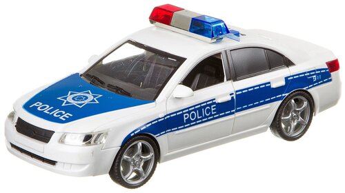 Полицейский автомобиль WenYi Полиция (WY560A) 1:16, 24 см, белый/синий