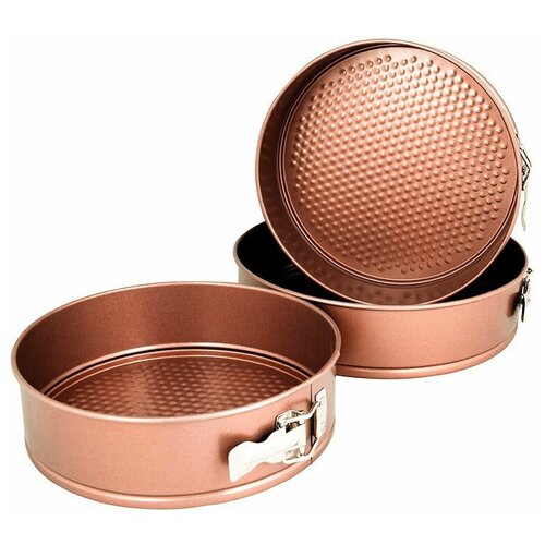 Формочки кулинарные Greenberg GB-103, 24/26/28см, коричневые