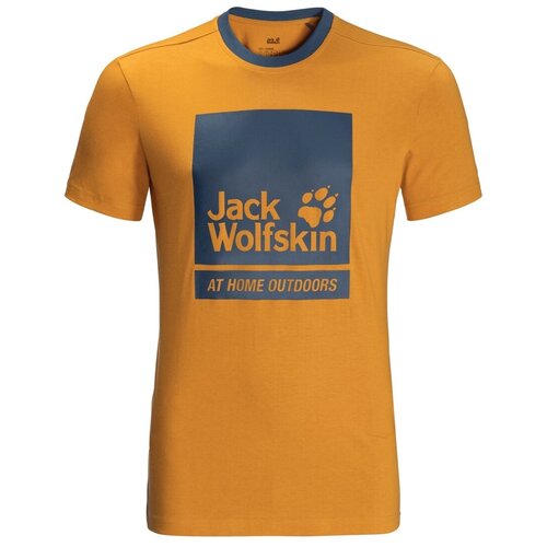 фото Футболка мужская jack wolfskin 365 thunder t размер m amber