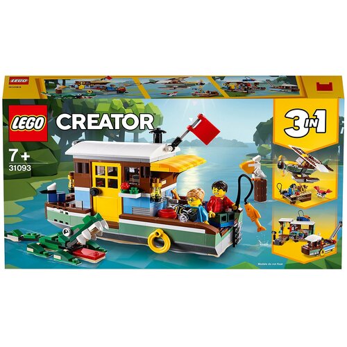 lego creator beach camper van 31138 набор строительных игрушек 556 деталей lego LEGO Creator 31093 Плавучий дом, 396 дет.