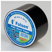 Гидроизоляционная лента Folsen , 48мм х 30м, PVC чёрная