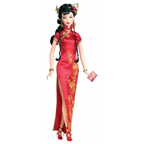 кукла barbie bmr1959 барби бмр1959 брюнетка Кукла Barbie Китайский Новый год, J0928