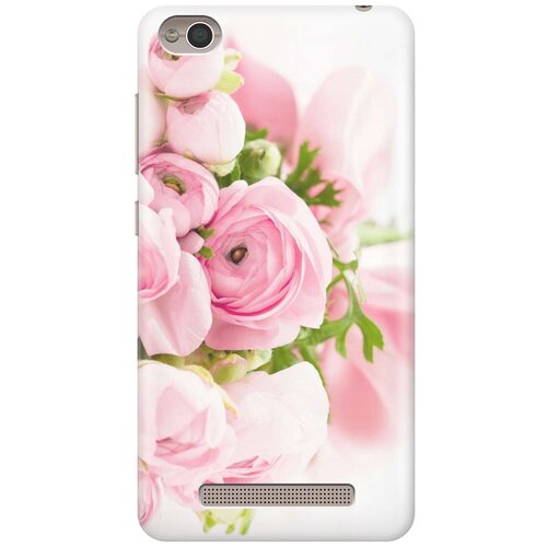 фото Cиликоновый чехол на xiaomi redmi 4a / сяоми редми 4а с принтом "розовые розы" gosso