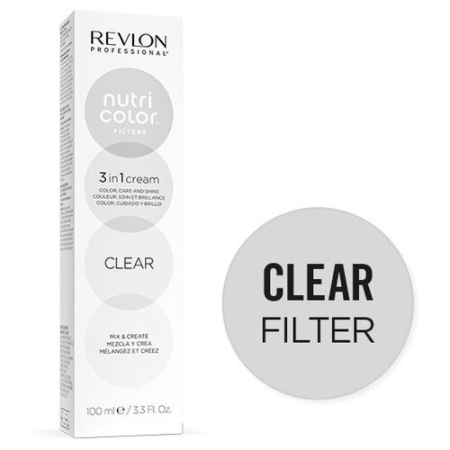 Revlon Professional Краситель прямого действия Nutri Color Filters 3 In 1 Cream, clear, 100 мл, 122 г