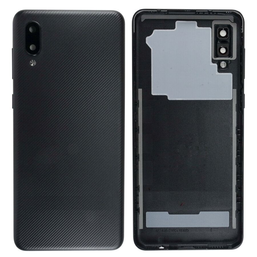 Задняя крышка для Samsung Galaxy A02 (A022G) Черный