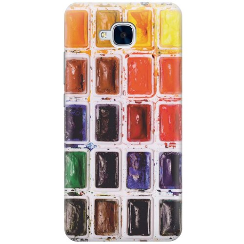 фото Cиликоновый чехол на honor 5c / хонор 5с с принтом "палитра красок" gosso