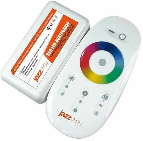 1019295 Контроллер RGB PRC-4000RF BL (черный) 12/24V 216/432Вт Jazzway - фото №3