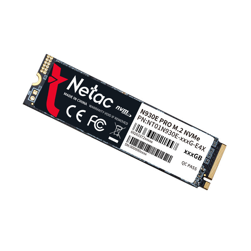 Внутренний SSD-накопитель Netac N930E 512GB Pro Series M2 2280, PCIe NVMe, 3D TLC/QLC, Черный NT01N930ES-256G-E2X - фото №16
