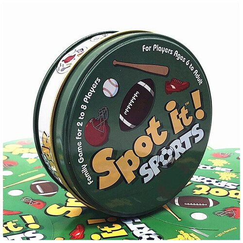 Magicstyle Оригинальная настольная игра Дубль Spot It Sports (игра похожа на доббль/dobble)