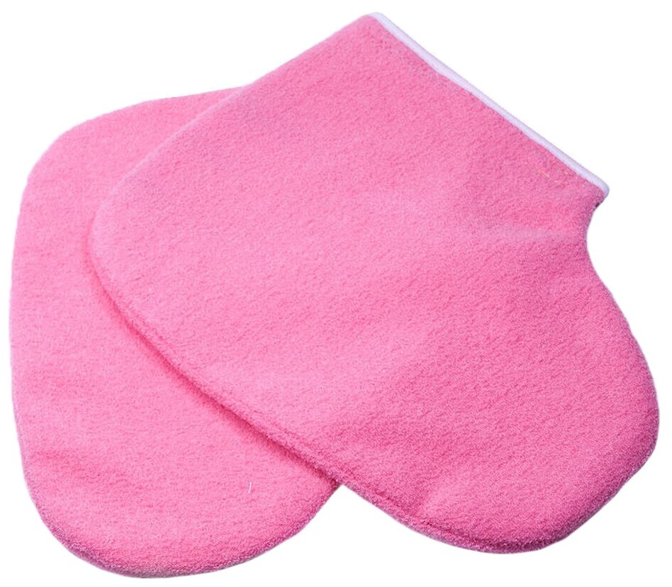 JessNail Носки для парафинотерапии махровые розовый
