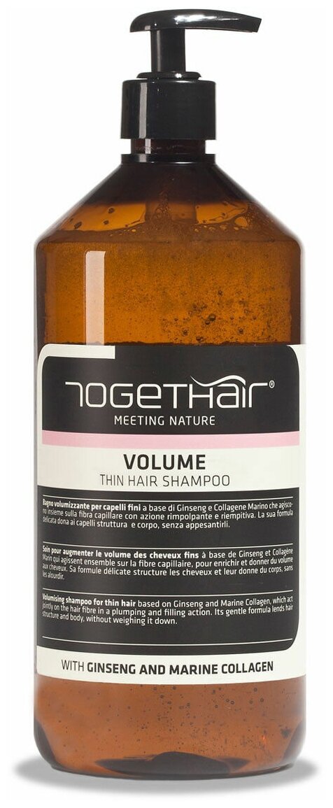 Togethair Шампунь для объема тонких волос 1000 мл (Togethair, ) - фото №1