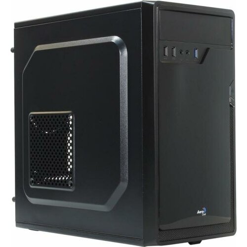 Корпус Aerocool Cs-100 Advance, mATX, без БП, черный (4713105955217) корпус aerocool cs 103 matx без бп 1x usb3 0 2x usb2 0