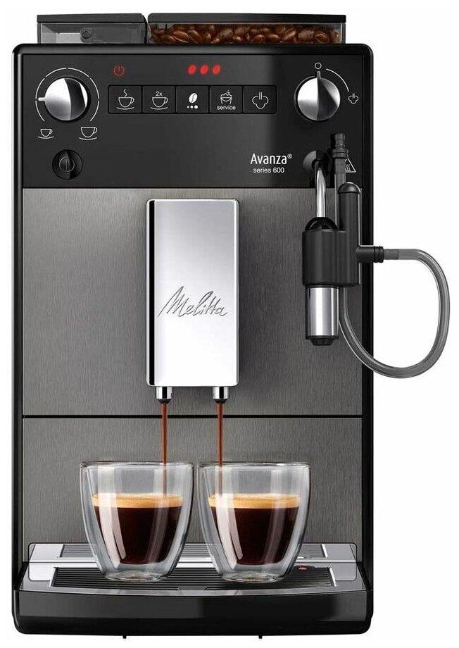 Кофемашина MELITTA Caffeo Avanza F270-100, титановый - фото №1