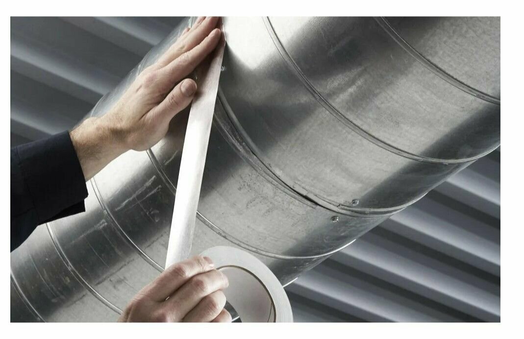 Лента Unibob клейкая алюминиевая 50мм х 25м (37281) - фото №5