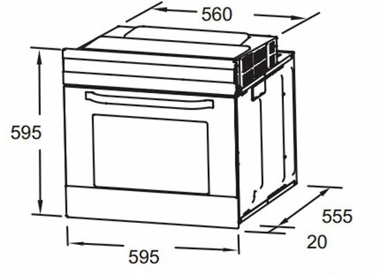Духовой шкаф Midea - фото №5