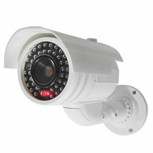 Муляж камеры видеонаблюдения. Имитация ИК-подсветки, красный светодиод (ORIENT AB-CA-21)