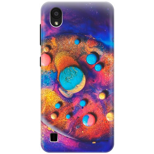 фото Re:pa накладка transparent для zte blade a5 (2019) с принтом "красочные капли"