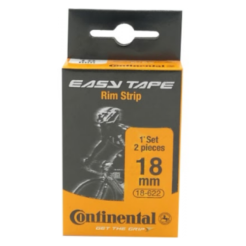 фото Continental ободная лента easy tape rim strip (до 116 psi), чёрная, 18 - 622, 2шт.