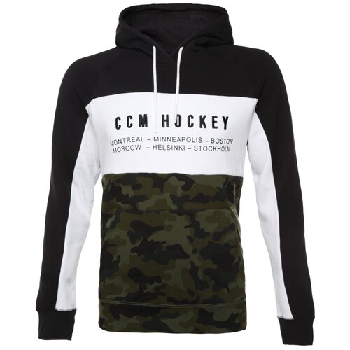 Толстовка муж. CAMO PULLOVER FLEECE SR Black (2XL)