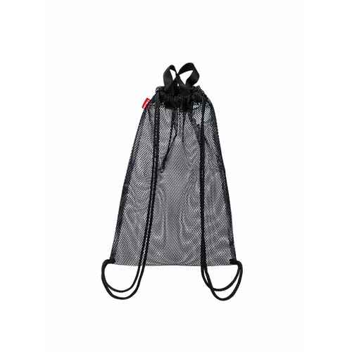 Рюкзак для бассейна, плавания, спорта, Мешок для обуви универсальный 470x330 мм (сетка, чёрный), Tplus