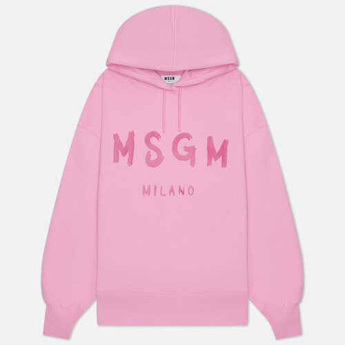 Толстовка MSGM, силуэт прямой, размер XS, розовый