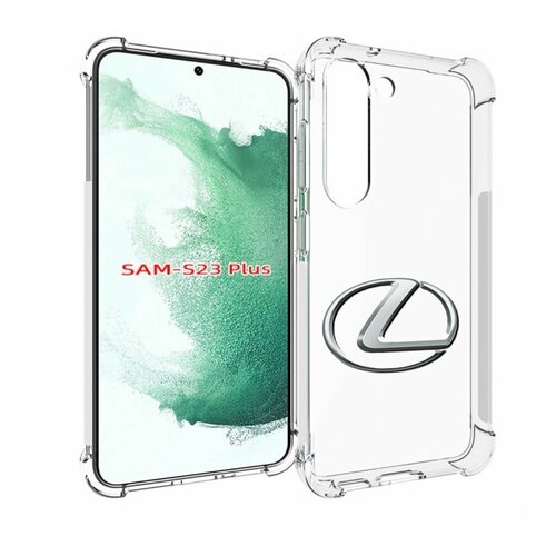 Чехол MyPads lexus-лексус-5 мужской для Samsung Galaxy S23 Plus + задняя-панель-накладка-бампер