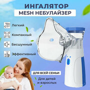 Ингалятор для детей и взрослых, Портативный витаминный ингалятор, Портативный ультразвуковой небулайзер ручной