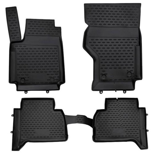 фото Коврики в салон vw amarok, 2010->, 4 шт. (полиуретан) element