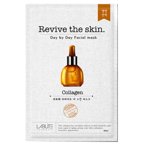 LABUTE Тканевая маска Revive the skin Collagen Mask, 23 г, 23 мл