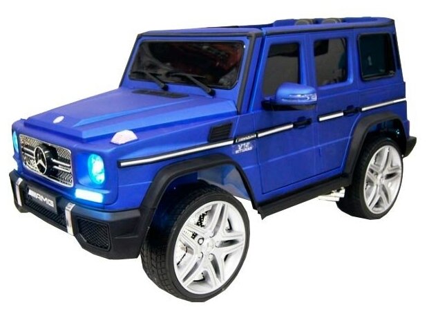 RiverToys Детский электромобиль Мercedes-Benz G65 синий.глян