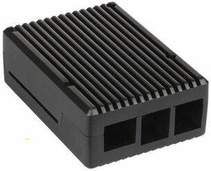 Корпус Qumo, Aluminum Case, Raspberry Pi 4B, black(RS017) RS017 .