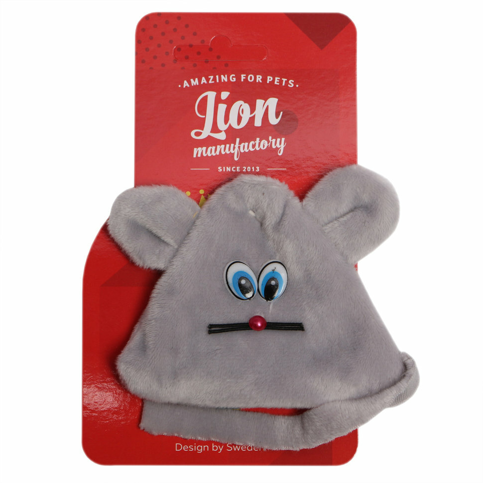 Lion игрушка "Мышь с экстрактом кошачей мяты" для кошек (7 см.) - фото №1