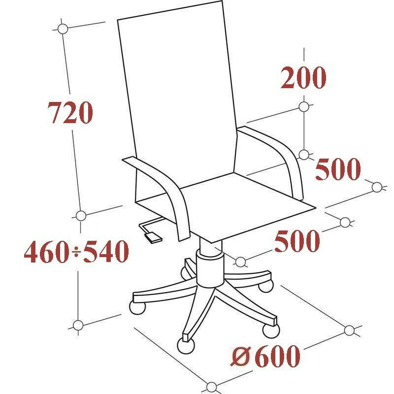 Кресло Easy Chair сетка/ткань черный хром